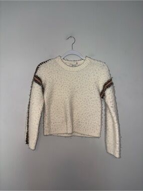 Madewell | Cream Printed Sweater